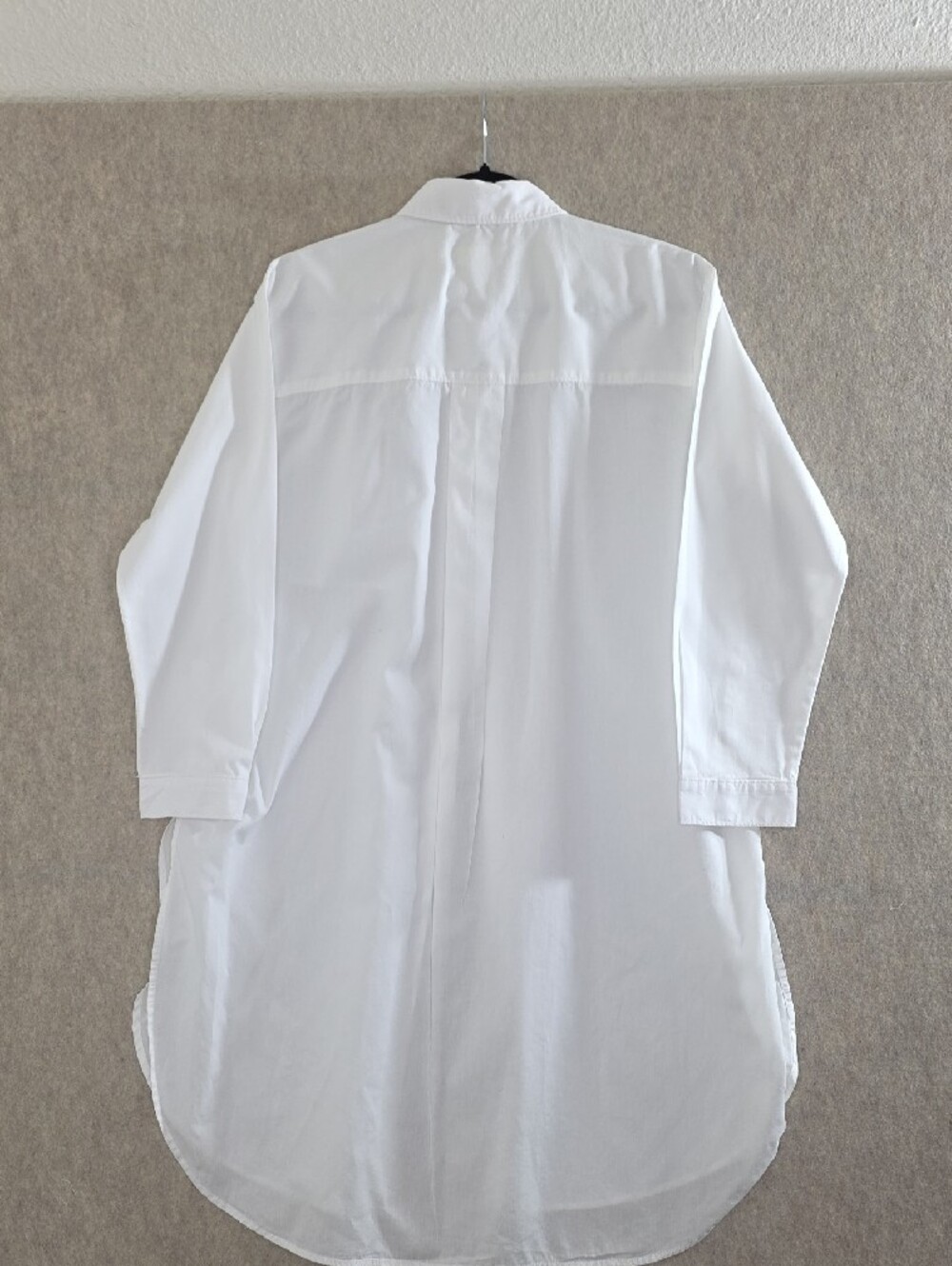 Maeve by Anthropologie White Longline Button Up Shirt Dress 100% Cotton. - Picture 14 of 14